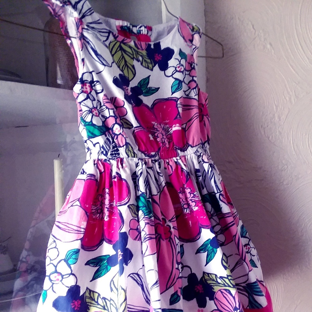 Super Cute Gymboree Floral pink / cute dress!
